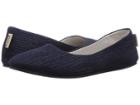 French Sole Sloop Flat (navy Pinstripe) Women's Flat Shoes