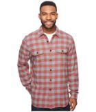 Rip Curl Kingsford Long Sleeve Flannel (red) Men's Clothing