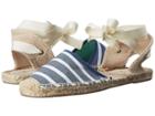 Soludos Classic Sandal (light Navy/white) Women's Sandals