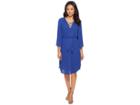 American Rose Abigail Lace-up Dress (royal) Women's Dress