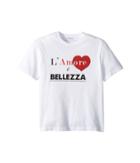 Dolce & Gabbana Kids Love Bellezza T-shirt (big Kids) (white) Girl's T Shirt