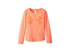 Under Armour Kids Finale Long Sleeve (little Kids) (afterburn) Girl's Long Sleeve Pullover