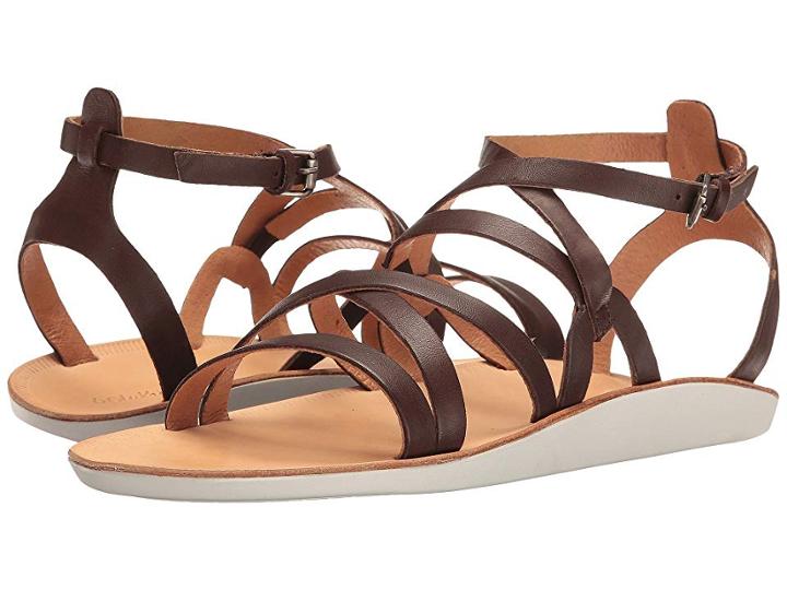 Olukai Po'iu (dark Java/bone) Women's Sandals