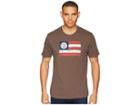 Life Is Good Americana Baseball Crusher Tee (heather Rick Brown) Men's T Shirt
