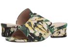 Stuart Weitzman Slidein (green Botanic Jacquard) Women's Shoes