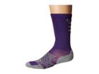Thorlos Experia Energy Over The Calf Single Pair (electric Purple) Crew Cut Socks Shoes