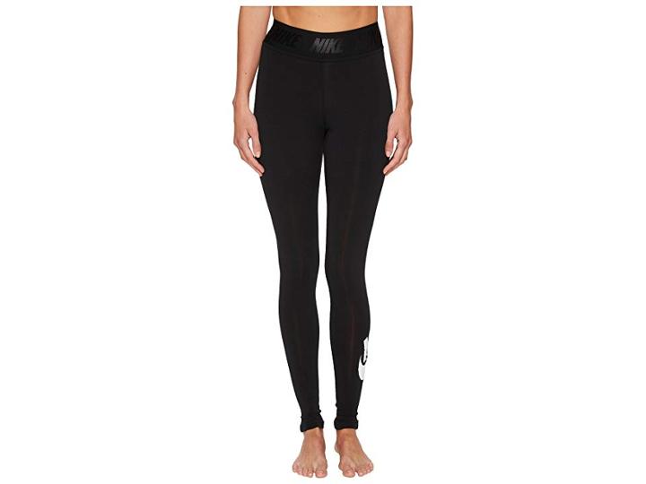 Nike Sportswear Leg-a-see High Waist Legging (black/white) Women's Casual Pants