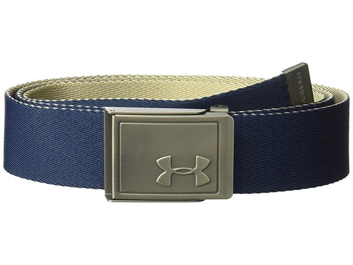 Under Armour Webbing 2.0 Belt (academy/city Khaki/silver) Men's Belts
