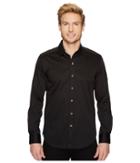 Robert Graham Modern Americana Caruso Long Sleeve Woven Shirt (black) Men's Clothing