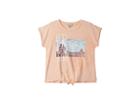 Lucky Brand Kids Jacinda Tee (big Kids) (salmon) Girl's T Shirt