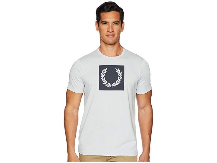 Fred Perry Printed Laurel Wreath T-shirt (pearl) Men's T Shirt
