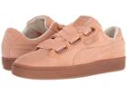 Puma Basket Heart Corduroy (dusty Coral/dusty Coral) Women's Shoes