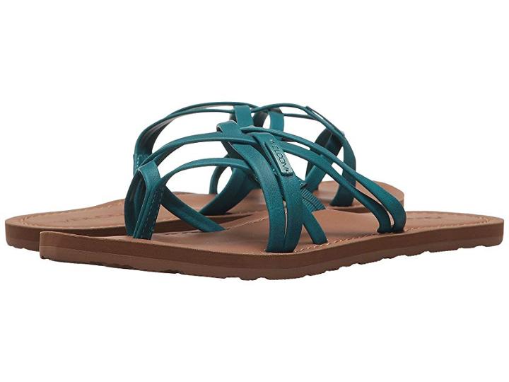 Volcom Strap Happy Sandals (teal) Women's Sandals