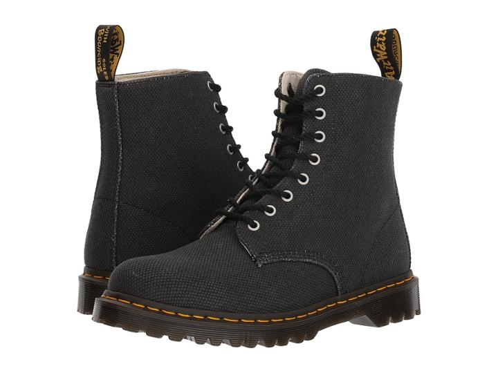 Dr. Martens Pascal (black Millitary Heavy Canvas) Boots