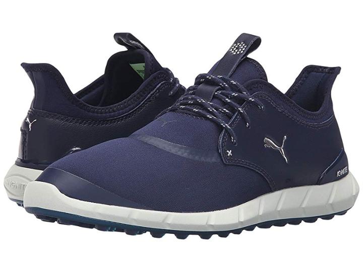 Puma Golf Ignite Spikeless Sport (peacoat/silver/white) Men's Golf Shoes