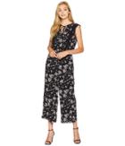 Juicy Couture Beverly Garden Jumpsuit (pitch Black Beverly Garden) Women's Jumpsuit & Rompers One Piece