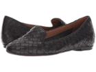 French Sole Admire (black Woven Leather) Women's Dress Flat Shoes