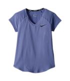 Nike Kids Court Pure Tennis Top (little Kids/big Kids) (purple Slate/black) Girl's Clothing