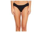 Robin Piccone Ava Tab Side Bikini Bottom (black) Women's Swimwear