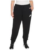 Nike Sportswear Regular Pant (size 1x-3x) (black/black/white) Women's Casual Pants