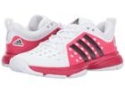 Adidas Barricade Classic Bounce (white/dark Burgundy/energy Pink) Women's Running Shoes