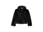 Splendid Littles Super Soft Velour Hoodie Jacket (big Kids) (black) Girl's Coat