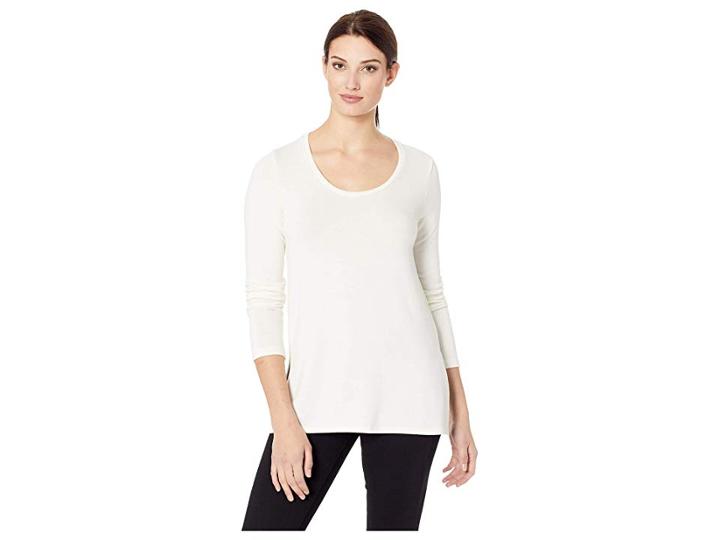 Karen Kane Side-slit Sweater (cream) Women's Sweater