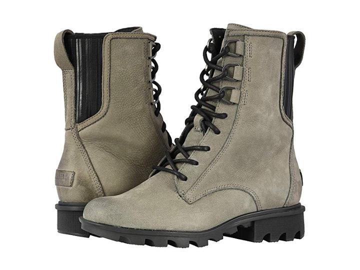 Sorel Phoenixtm Lace (quarry Full Grain Leather) Women's Lace-up Boots