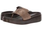 Donald J Pliner Fifi (taupe Foliage Metallic Leather) Women's Wedge Shoes