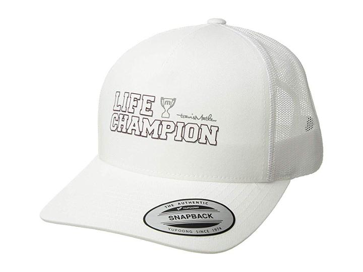 Travismathew For The Win (white) Baseball Caps