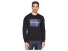 Calvin Klein Jeans Institutional Logo Crew Neck Sweatshirt (black) Men's Sweatshirt