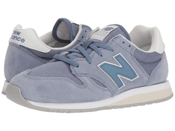 New Balance Classics Wl520 (deep Porcelain Blue) Women's Classic Shoes
