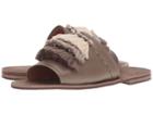 Frye Riley Tassel Slide (grey) Women's Sandals