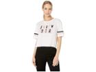 Juicy Couture Sliced Juicy Graphic Tee (white) Women's Clothing