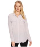 Equipment Slim Signature Blouse (violet Ice) Women's Blouse