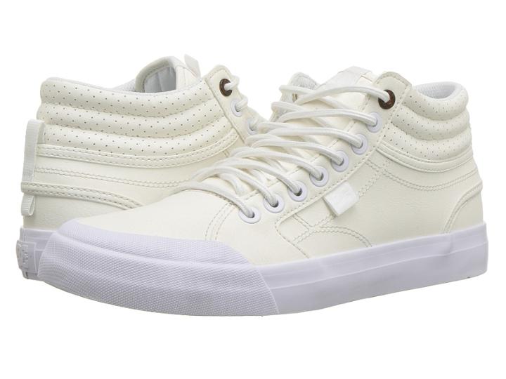 Dc Evan Hi Se (white) Women's Shoes