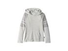 Splendid Littles Raglan Long Sleeve Hooded T-shirt (little Kids/big Kids) (light Grey Heather) Boy's Active Sets