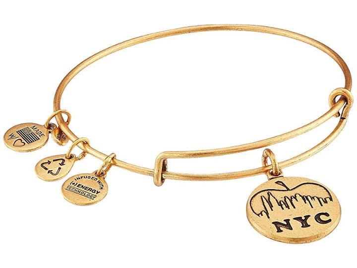 Alex And Ani Nyc Skyline Charm Bangle (rafaelian Gold Finish) Bracelet