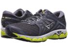 Mizuno Wave Sky (gray Stone/silver/lime Punch) Boys Shoes