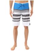 O'neill Hyperfreak Heist Boardshorts (white/blue) Men's Swimwear