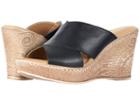 Bella-vita Edi-italy (black Italian Leather) Women's Slide Shoes