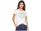 Juicy Couture Track Seal Of Couture Class Short Sleeve Tee (white) Women's T Shirt