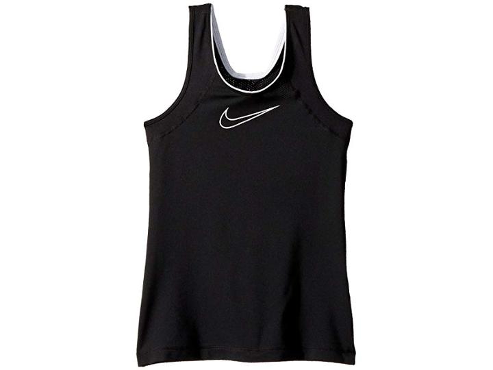Nike Kids Pro Tank (little Kids/big Kids) (black/black/white) Girl's Sleeveless