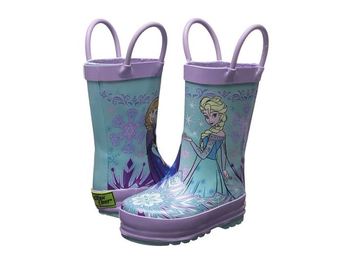 Western Chief Kids Frozen Sisterhood Rain Boot (toddler/little Kid/big Kid) (blue) Girls Shoes
