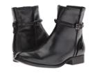 Frye Melissa Seam Short (black Vintage Veg Tan) Women's Pull-on Boots