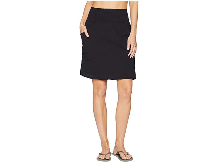 Prana Sugar Pine Skirt (solid Black) Women's Skirt