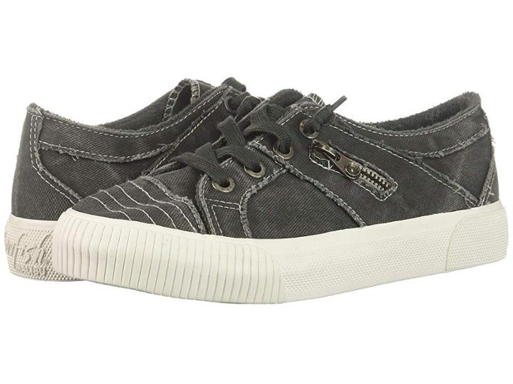 Blowfish Crafty (grey Smoke 16 Oz. Canvas) Women's Lace Up Casual Shoes
