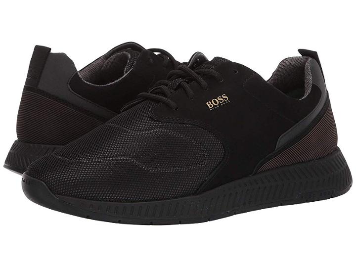Boss Hugo Boss Titanium Run Sneaker By Boss (black) Men's Shoes