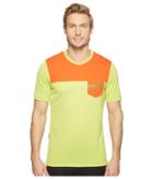 Pearl Izumi Divide Top (citron/orange) Men's Clothing