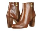 Michael Michael Kors Margaret Bootie (dark Caramel) Women's Shoes